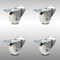 Service Caster 3 Inch SS Nylon Wheel Swivel Bolt Hole Caster Set with Total Lock Brake SCC SCC-SSBHTTL20S314-NYS-4 - alternate 1